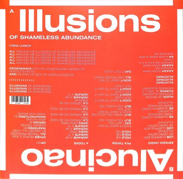 A.A.L (Against All Logic) - Illusions Of Shameless Abundance/ Alucinao (Back)