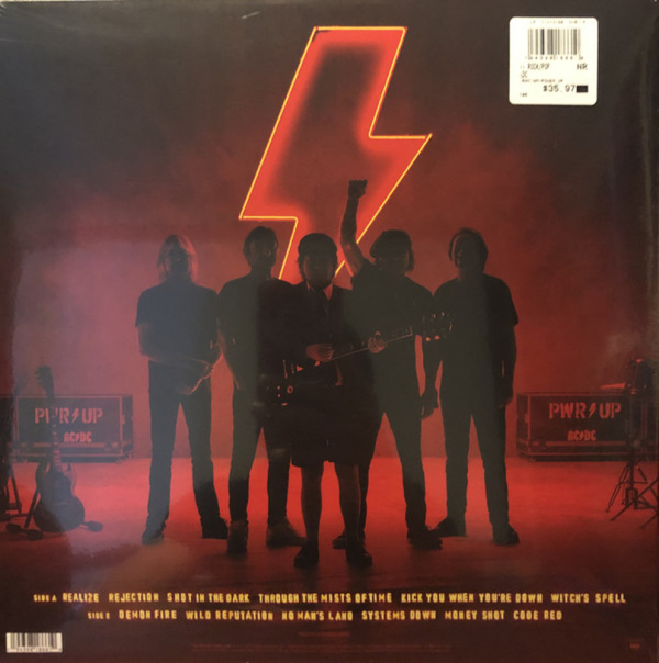 AC/DC - Power Up (Ltd. Opaque Red Vinyl LP, Gatefold) (Back)