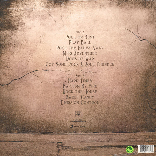 AC/DC - Rock or Bust (180g LP + CD) (Back)