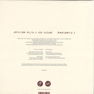 AFRICAN ACID IS THE FUTURE - AMBIANCE I (INC. DAUWD / WOLFONACID REMIXES) (Back)