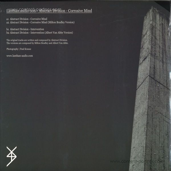 Abstract Division - Corrosive Mind (Back)