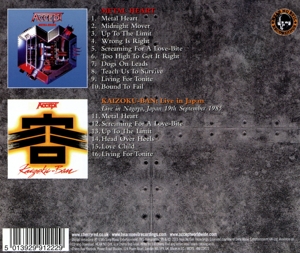 Accept - Metal Heart/Kaizoku-Ban (Live In Japan) (Back)