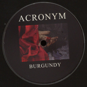 Acronym - Burgundy (Back)