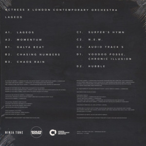 Actress X London Contemporary Orchestra - Lageos (180g 2LP+MP3) (Back)