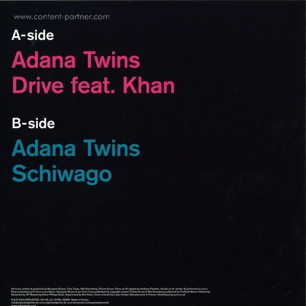 Adana Twins - Drive (back in) (Back)