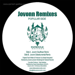 Adeniji Heavywind - Popular Side (Jovonn Remixes)