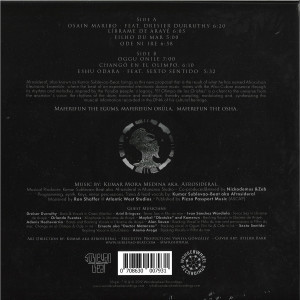 Afrosideral & Kumar Sublevao-Beat - El Olimpo de los Orishas (Ltd. Edition LP) (Back)