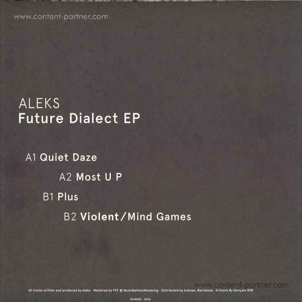 Aleks - Future Dialect EP (Back)