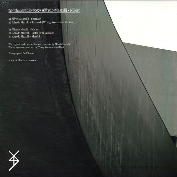 Alfredo Mazzilli - Nibiru W/ Iori Rmx (Back)