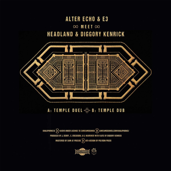 Alter Echo, E3, Headland, Diggory Kenrick - Temple Duel 10" (Back)
