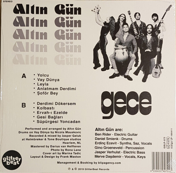 Altin Gün - Gece (180g LP) (Back)