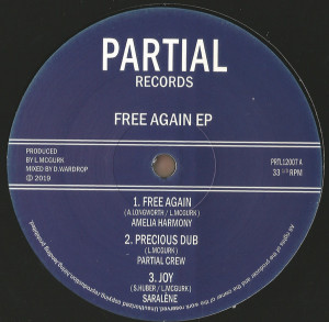 Amelia Harmony, Jah Marnyah, Saralène - Free Again EP (Back)
