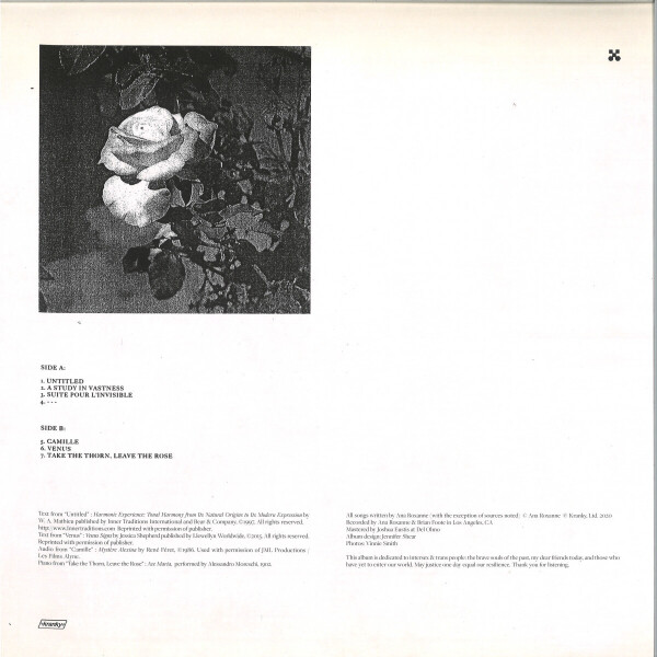 Ana Roxanne - Because Of A Flower (Back)