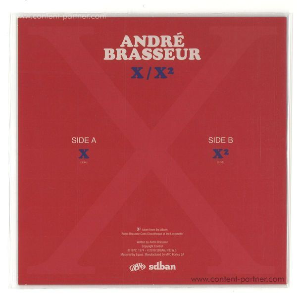 Andre Brasseur - X / X2 (Back)