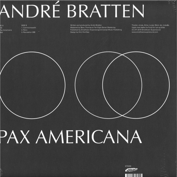 Andre Bratten - Pax Americana (LP) (Back)
