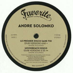 Andre Solomko - Le Premier Disco Sans Toi (USED/OPEN COPY)