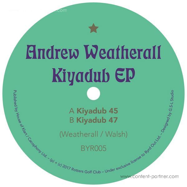 Andrew Weatherall - Kiyadub Ep