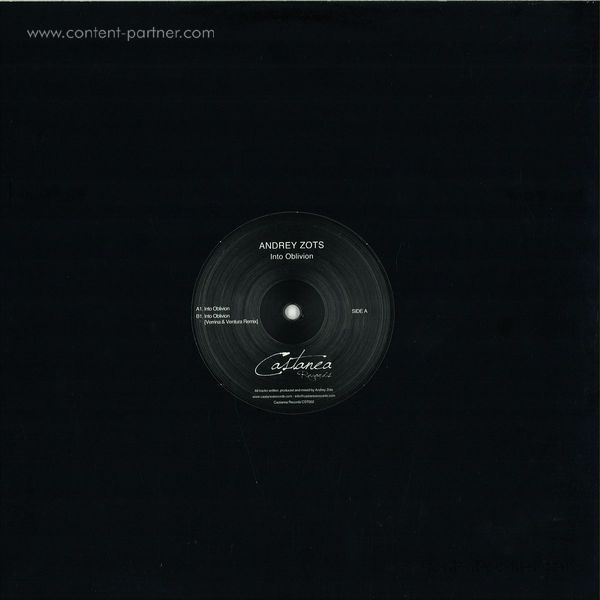 Andrey Zots - Into Oblivion (Vinyl Only) (Back)