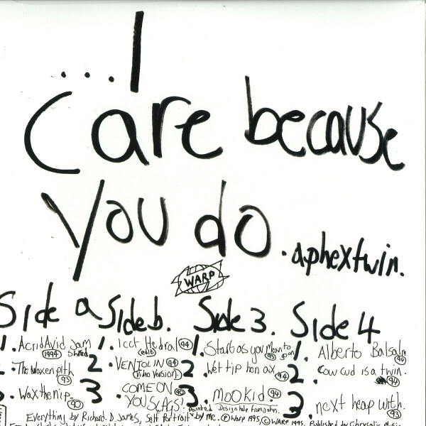 Aphex Twin - I Care Because You Do (180g 2LP+MP3) (Back)
