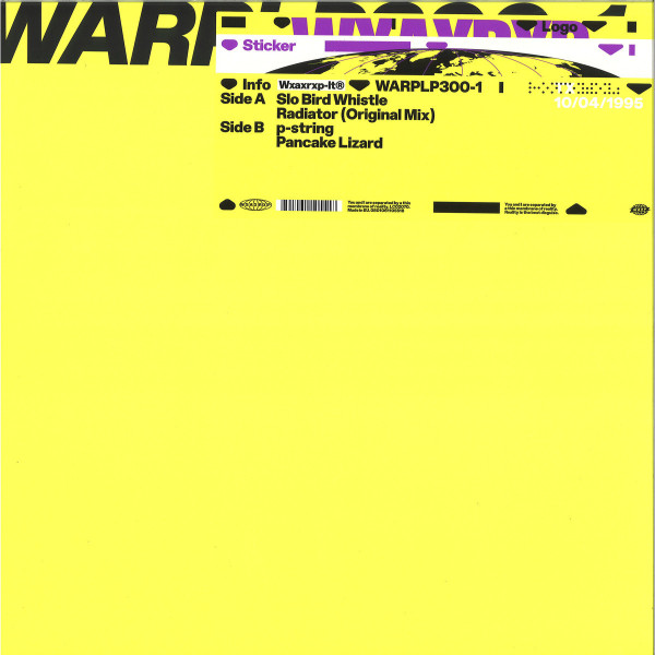 Aphex Twin - Peel Session 2 (12''+MP3) (Back)