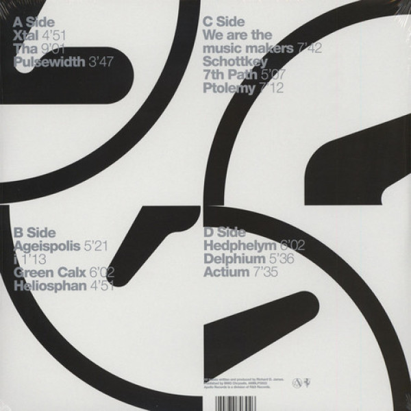 Aphex Twin - Selected Ambient works 85-92 (Remastered 2LP) (Back)
