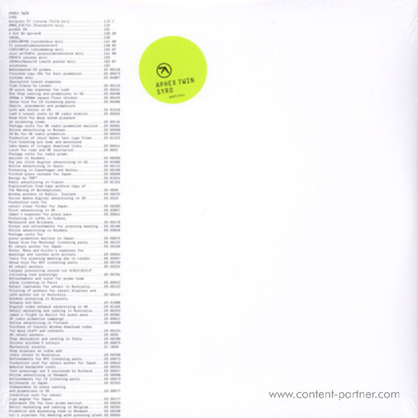 Aphex Twin - Syro (3LP Gatefold+MP3)