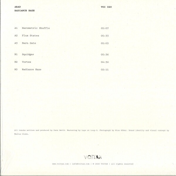 Arad - Radiance Haze (Back)