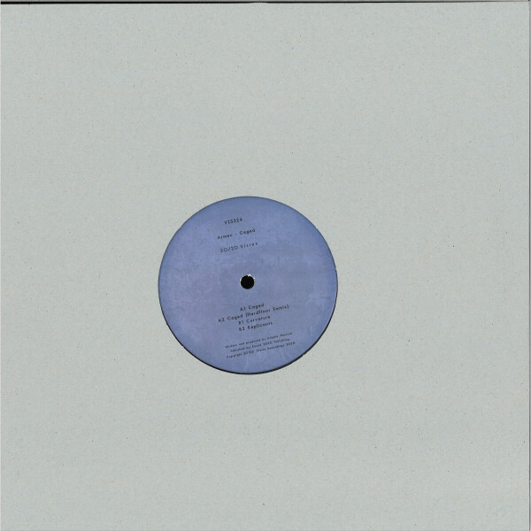 Armec - Caged (feat Hardfloor remix) (140 gram vinyl 12") (Back)