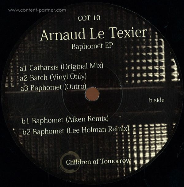 Arnaud Le Texier - Baphomet Ep (Aiken Rmx, Leee Holman Rmx)