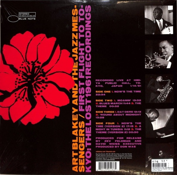 Art Blakey & The Jazz Messeners - First Flight To Tokyo: The Lost 1961 Recordings (Back)