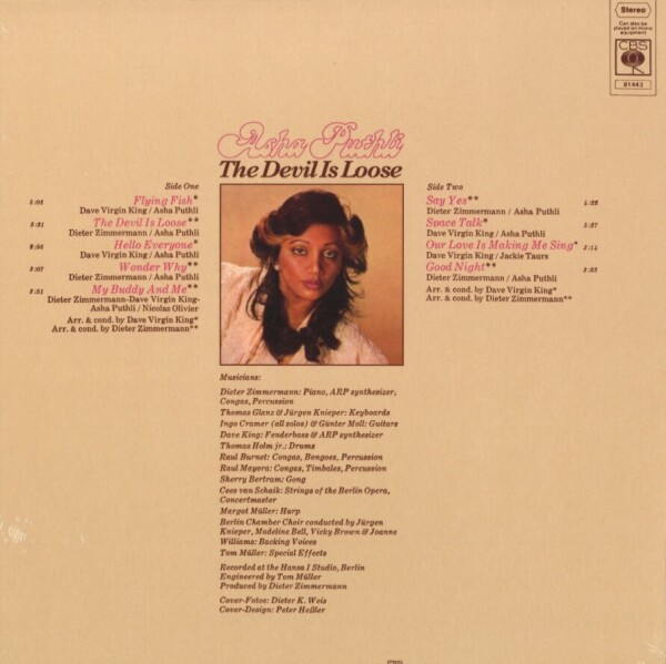 Asha Puthli - Devil is Loose (Vinyl LP Reissue)) (Back)