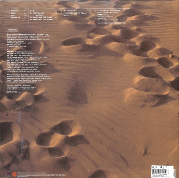 Asian Dub Foundation - Tank (Remastered / Gatefold) (Back)