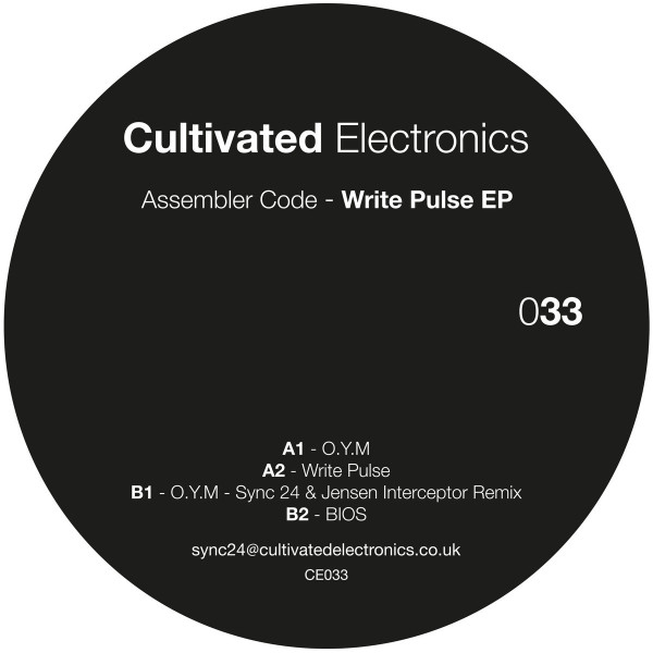 Assembler Code - Write Pulse EP (Back)
