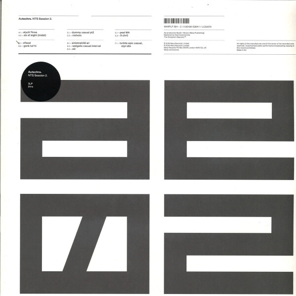 Autechre - NTS Sessions 2 (Ltd. 3LP+MP3)