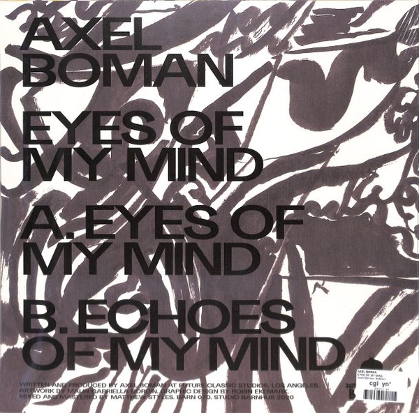Axel Boman - Eyes Of My Mind (Back)