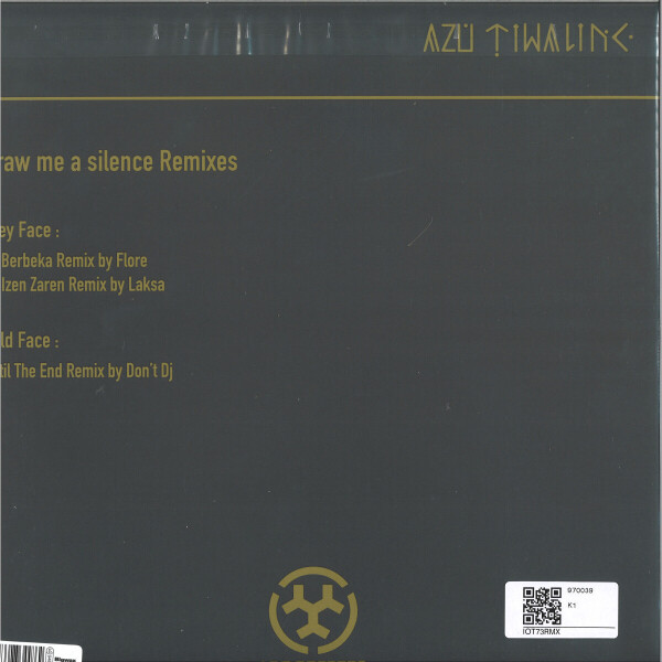 Azu Tiwaline - Draw Me a Silence Remixes (Back)