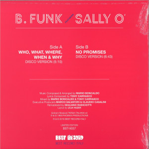 B FUNK feat SALLY O' - Who, What, Where, When & Why (limited 12