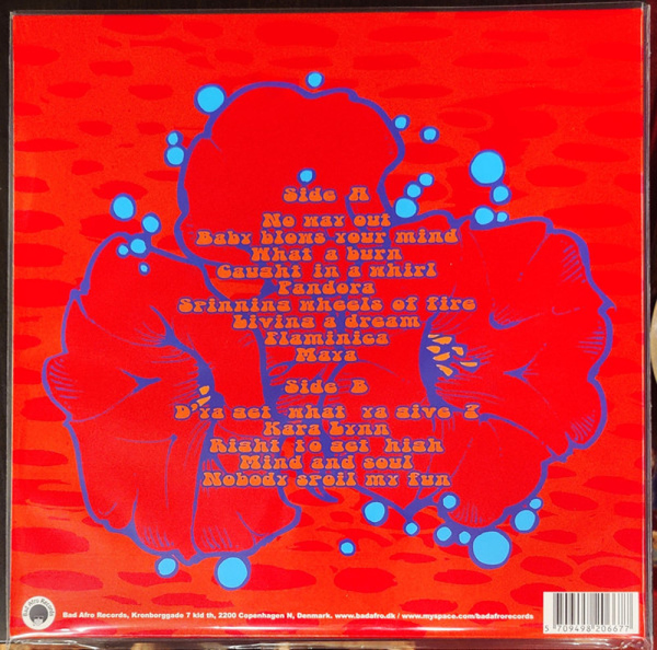 BABY WOODROSE - BLOWS YOUR MIND (BROWN VINYL) (Back)