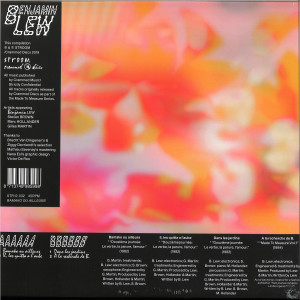 BENJAMIN LEW - BAMAKO OU AILLEURS (Back)