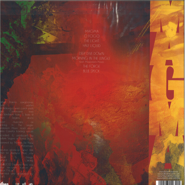 BLACK FLOWER - MAGMA (Ltd Colored Vinyl) (Back)