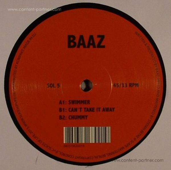 Baaz - Swimmer (repressed!!) (Back)