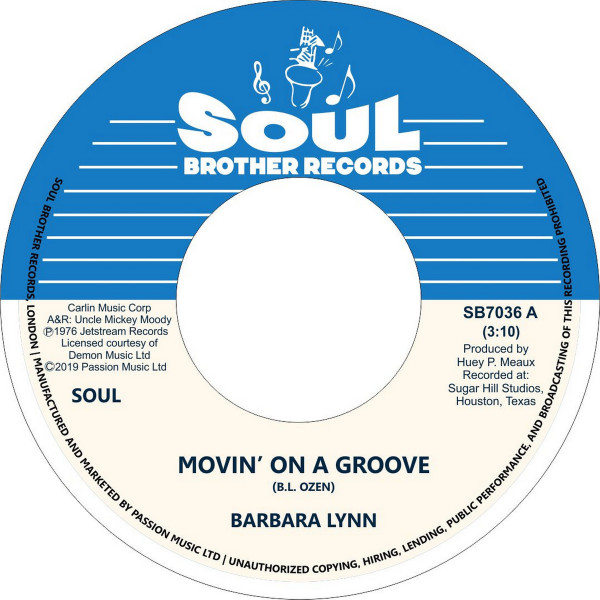 Barbara Lynn - Movin' On A Groove/Disco Music