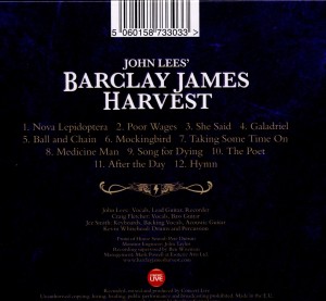 Barclay James Harvest - Live At High Voltage 2011 (Back)