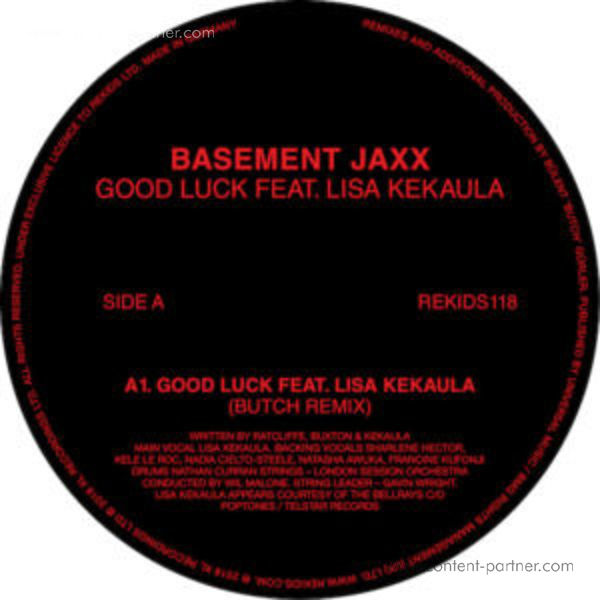 Basement Jaxx Fest. Lisa Kekaula, Butch - Good Luck (Butch Remixes)