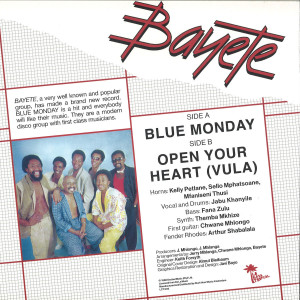 Bayete - Blue Monday (Back)