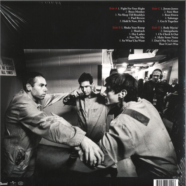 Beastie Boys - Hello Nasty (180g 2LP Repress) (Back)