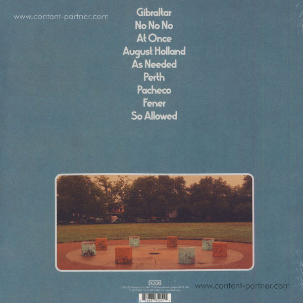 Beirut - No No No (LP) (Back)