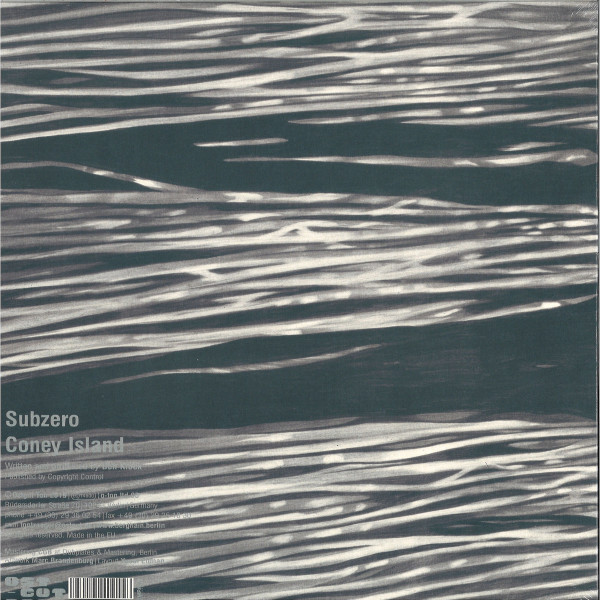 Ben Klock - Subzero | Coney Island (Back)