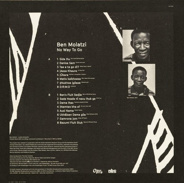 Ben Molatzi - No Way To Go (Ltd. 180g LP+16S Booklet) (Back)