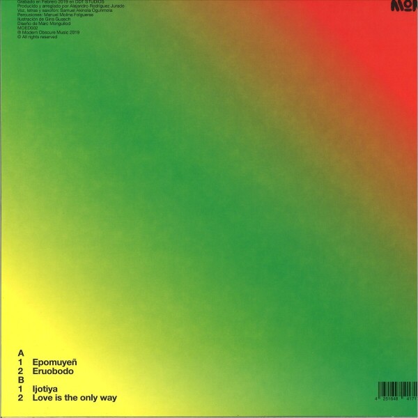 Bep Kororoti & Akin - Love Is The Only Way (Back)